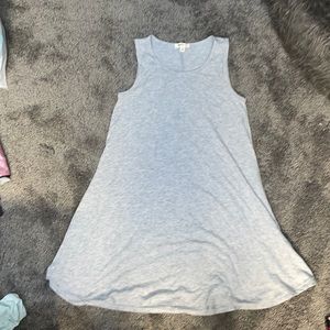 Zenana Girls grey tank top dress